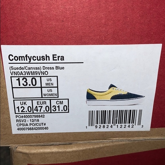 HP 🎉🎉🎉Comfycush era Vans men - Picture 6 of 8